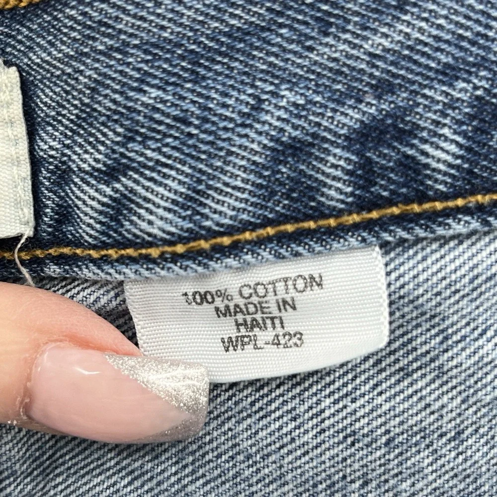 VTG Levis 501 Jeans Mens 34X33 Blue Straight Leg Button Fly Y2K Denim